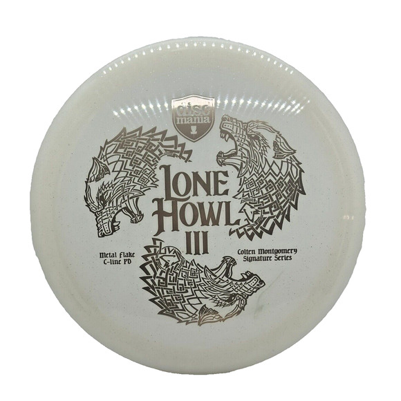 NEW 173G Discmania Lone Howl 3 Metal Flake C-Line PD White Colten Sig Series - Picture 1 of 5